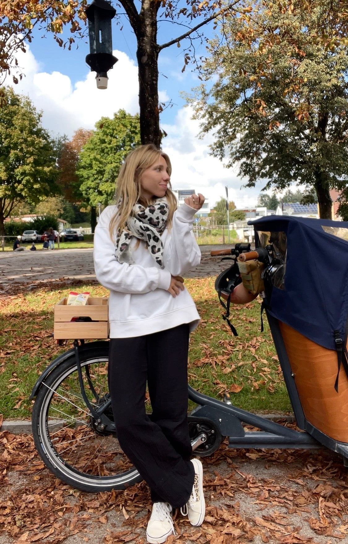 Musselin Tuch Large, classic leo