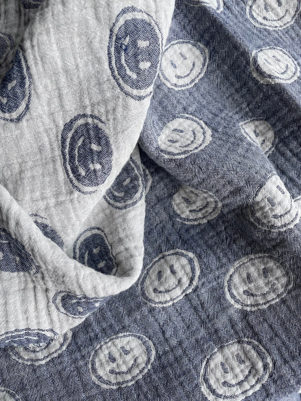 Musselin Tuch, smile