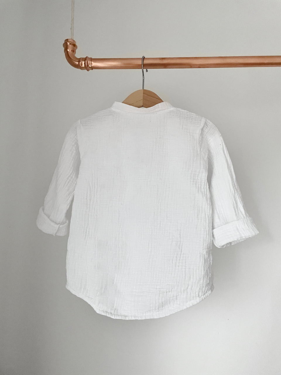 Musselin Hemd, verschiedene Farben