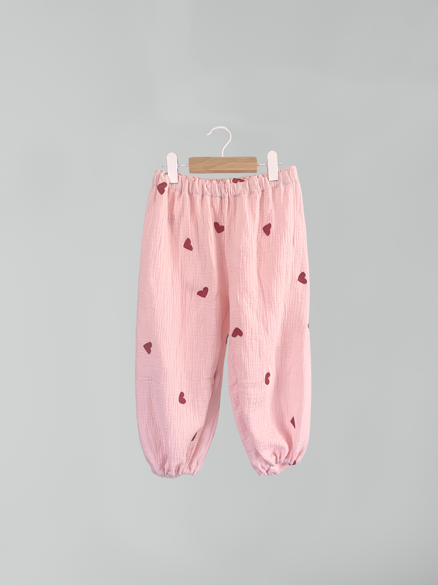 Weite Culotte mit Gummizug, Kinder - verschiedene Stoffe