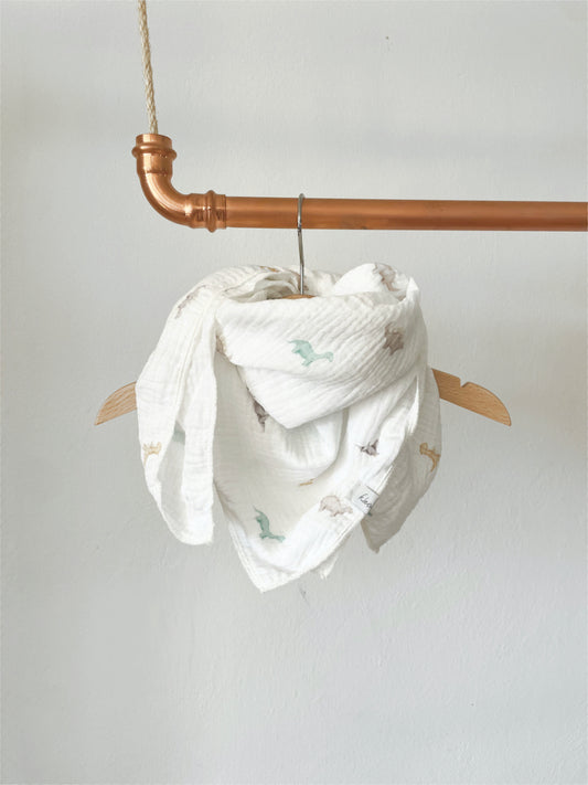 Musselintuch Kinder handgemacht aus Musselin