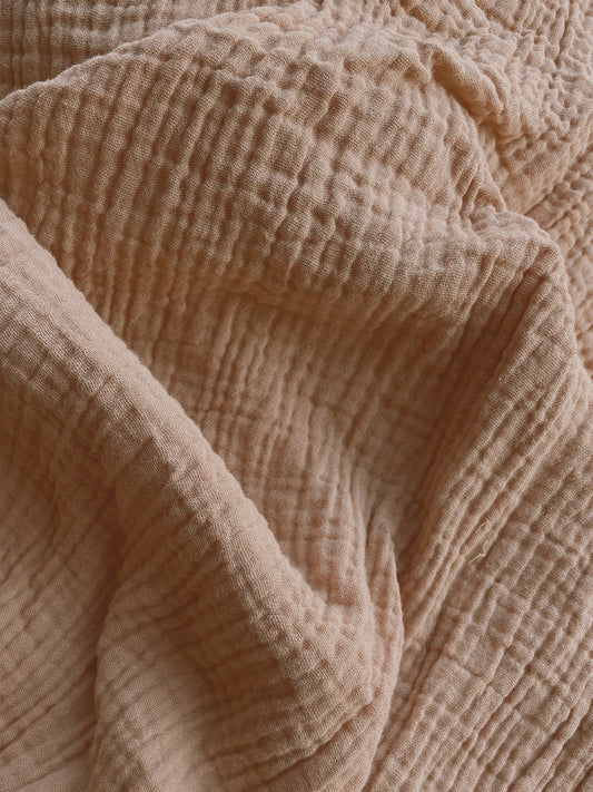 Wunderschöne Musselin Hose, blush